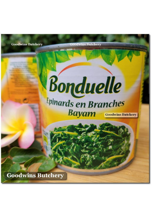 Vegetable Bonduelle France tin SPINACH LEAF 380g